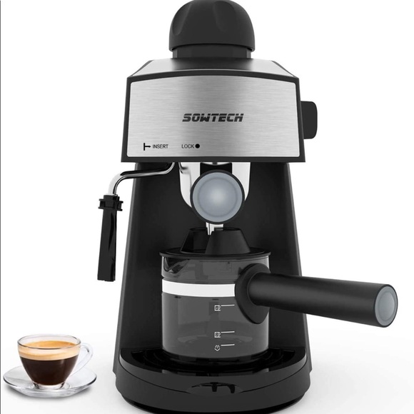 Espresso Machine 3.5 Bar 4 Cup Espresso Cappuccino - Picture 2 of 11